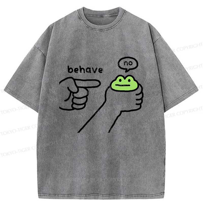 Tokyo-Tiger Dishonest Frog Washed T-Shirt