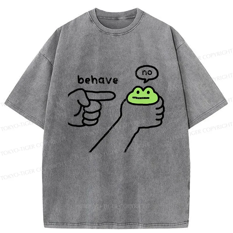 Tokyo-Tiger Dishonest Frog Washed T-Shirt