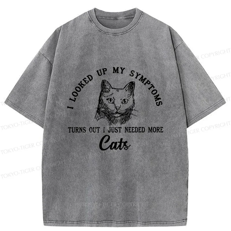 Tokyo-Tiger More Cats Meme Washed T-Shirt Sale