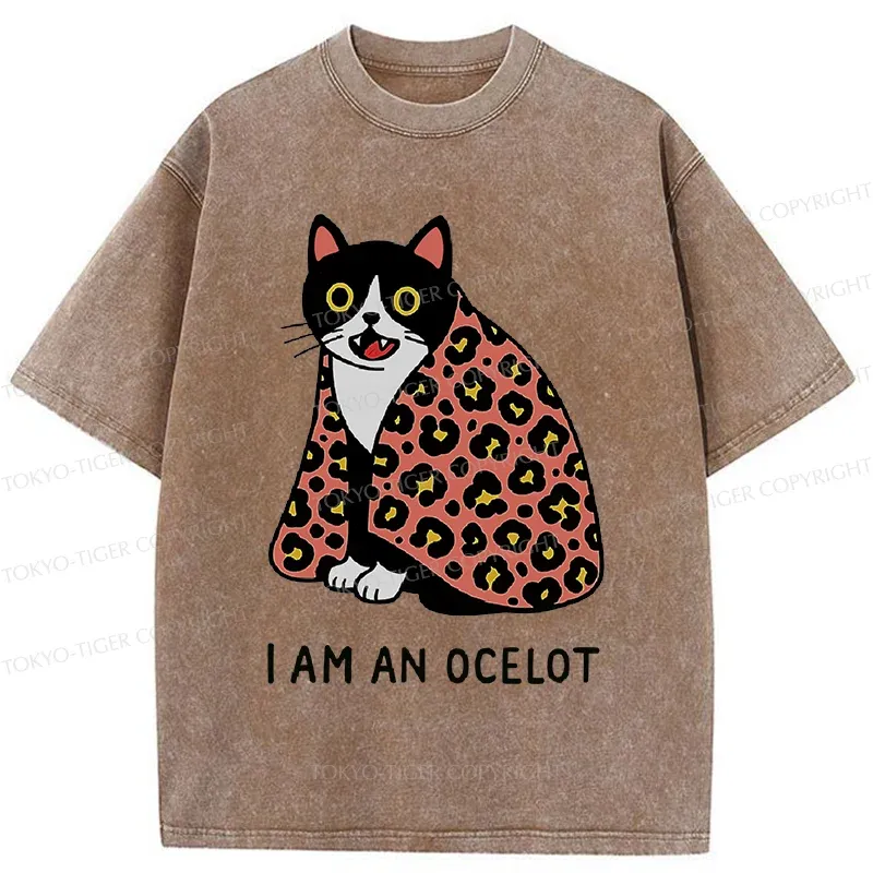 Tokyo-Tiger Ocelot Washed T-Shirt