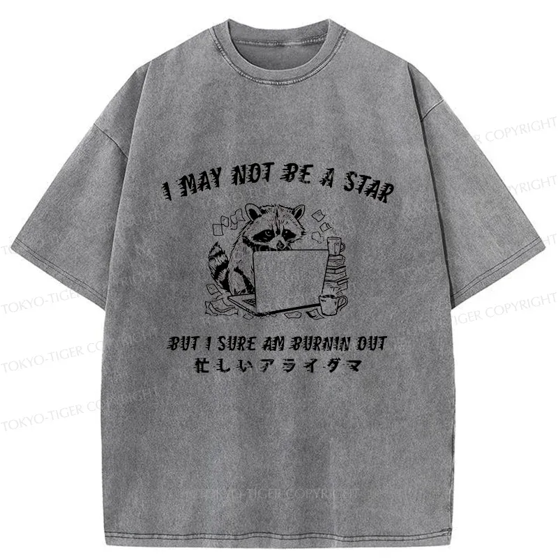 Tokyo-Tiger Busy Raccoon Washed T-Shirt