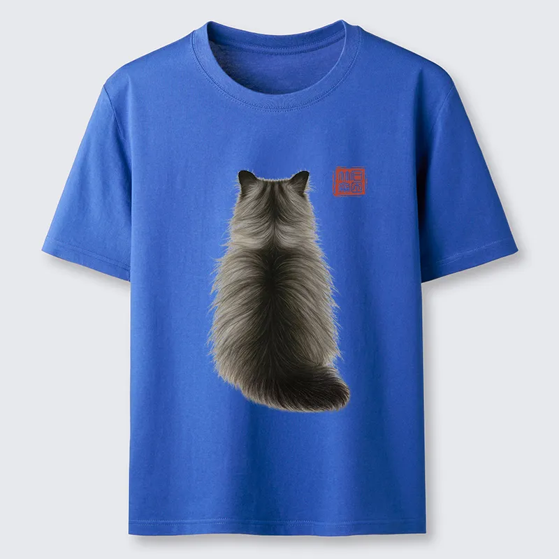 Tokyo-Tiger Cat's Back Ink Painting Classic T-Shirt