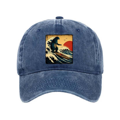 Tokyo-Tiger The Great Wave Washed Cap