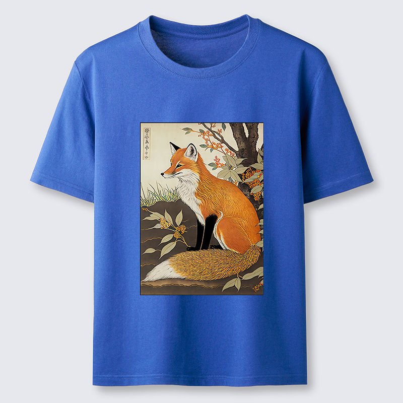 Tokyo-Tiger Ukiyo-e Fox Classic T-Shirt