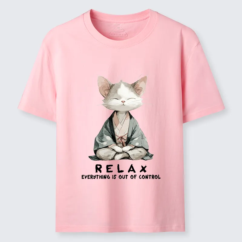 Tokyo-Tiger Zen Cat Relaxation，Everything's Out Of Control Classic T-Shirt