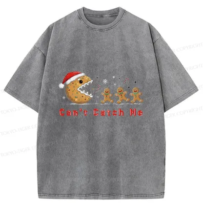 Tokyo-Tiger Eat The Gingerbread Man Washed T-Shirt
