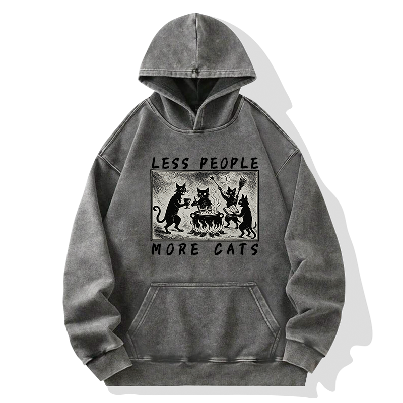 Tokyo-Tiger Cat Sacrifice Ceremony Washed Hoodie