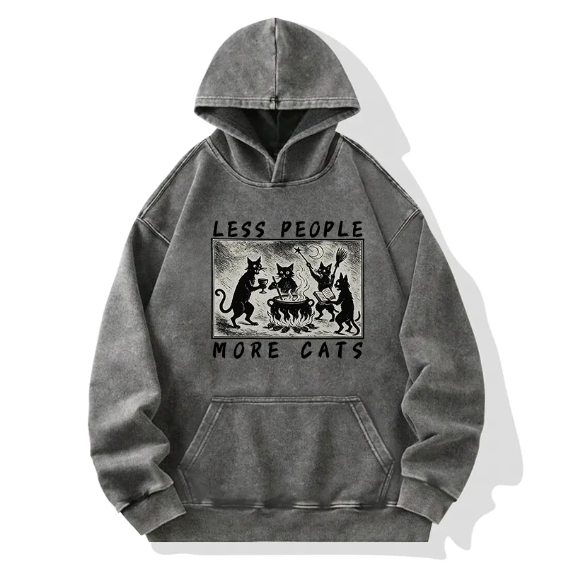 Tokyo-Tiger Cat Sacrifice Ceremony Washed Hoodie