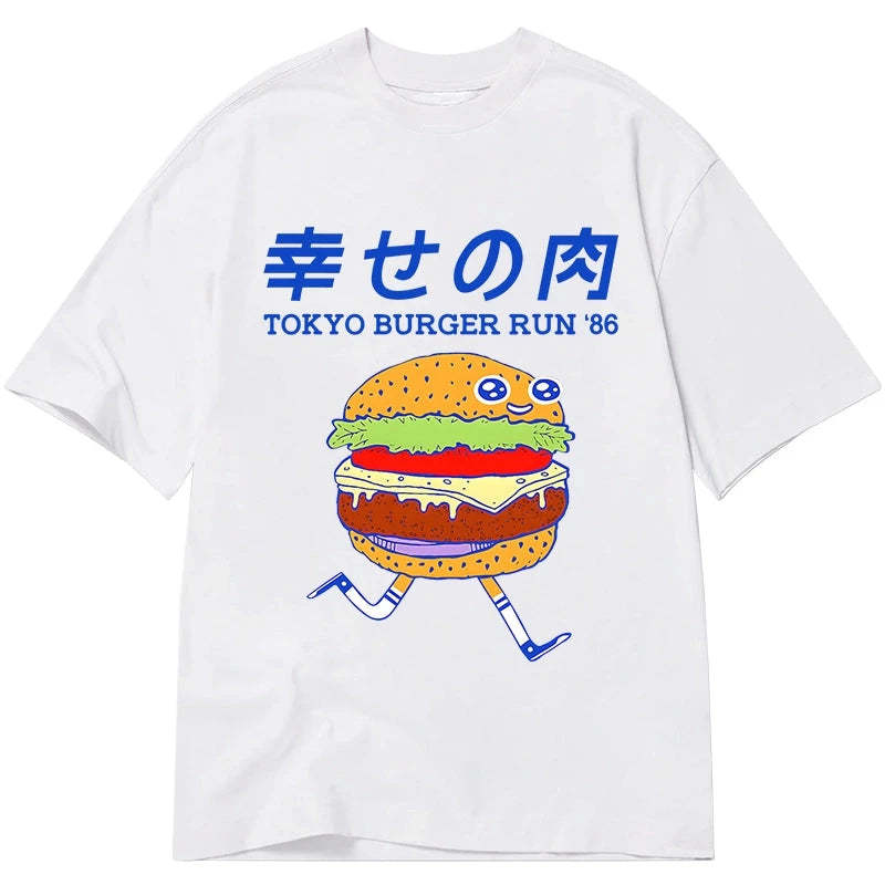 Tokyo-Tiger Tokyo Burger Run Japanese Classic T-Shirt