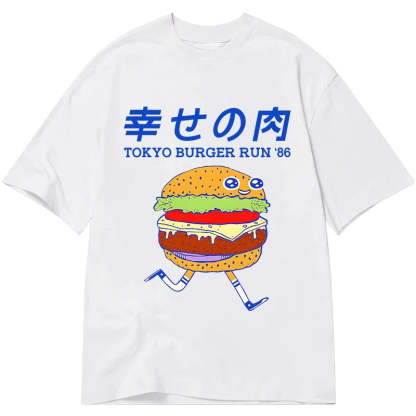 Tokyo-Tiger Tokyo Burger Run Japanese Classic T-Shirt