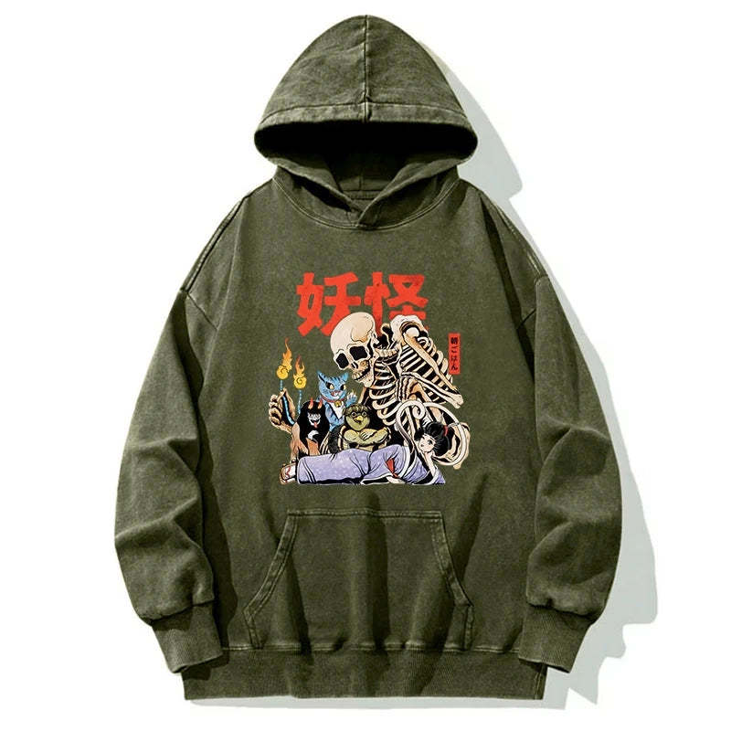 Tokyo-Tiger The Yokai Club Washed Hoodie