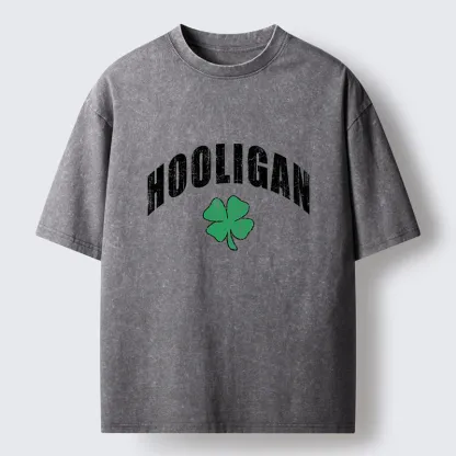 Tokyo-Tiger Lucky Troublemaker Washed T-Shirt