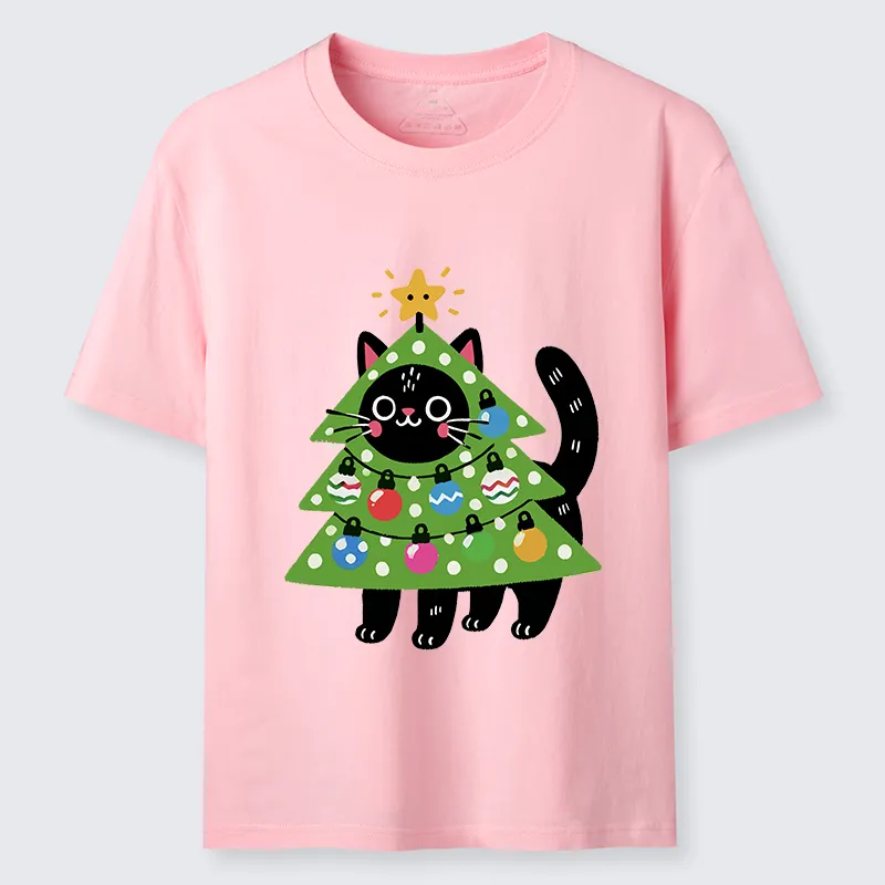 Tokyo-Tiger Christmas Tree Cat Classic T-Shirt