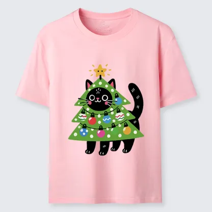 Tokyo-Tiger Christmas Tree Cat Classic T-Shirt