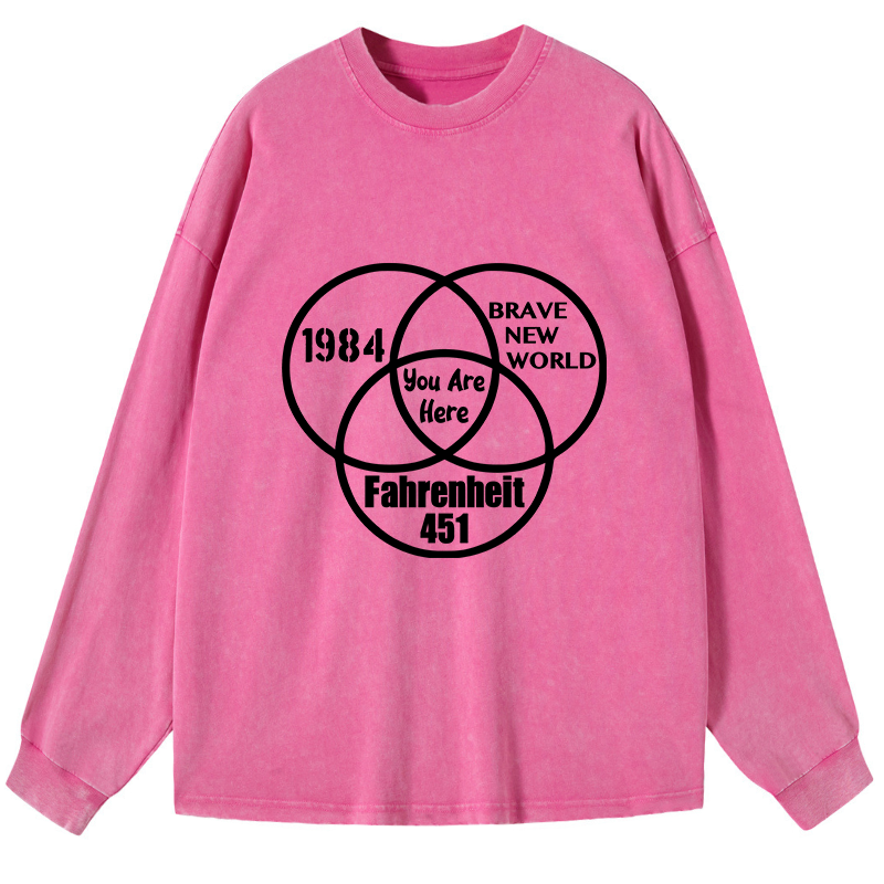 Tokyo-Tiger Multidimensional Thinking And Rebellion Washed Long Sleeve T-Shirt