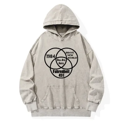 Tokyo-Tiger Multidimensional Thinking And Rebellion Washed Hoodie