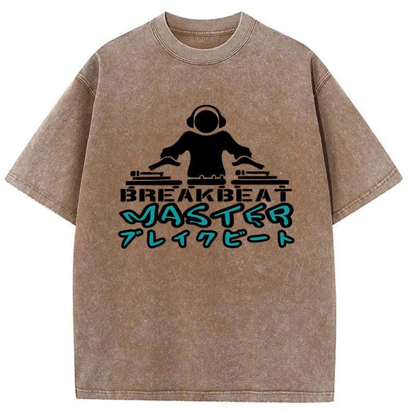 Tokyo-Tiger Breakbeat Master Washed T-Shirt