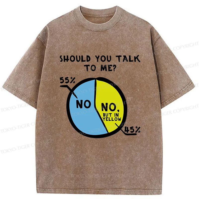 Tokyo-Tiger Refuse To Talk Washed T-Shirt