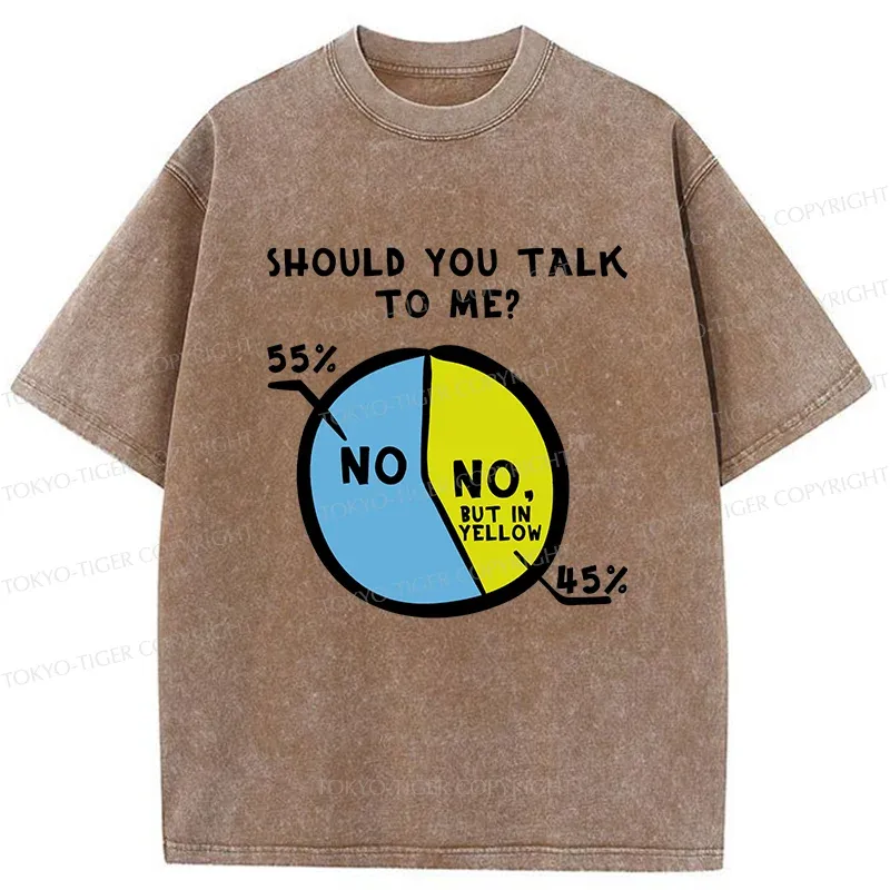 Tokyo-Tiger Refuse To Talk Washed T-Shirt