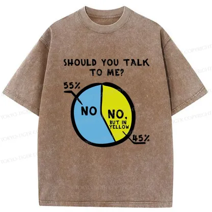 Tokyo-Tiger Refuse To Talk Washed T-Shirt