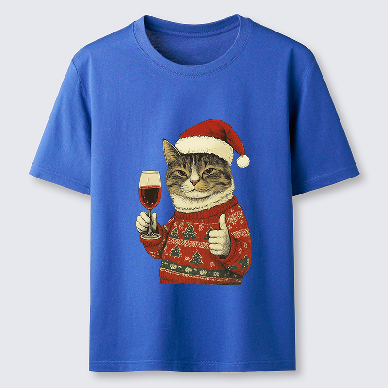 Tokyo-Tiger Christmas Cat Likes Classic T-Shirt