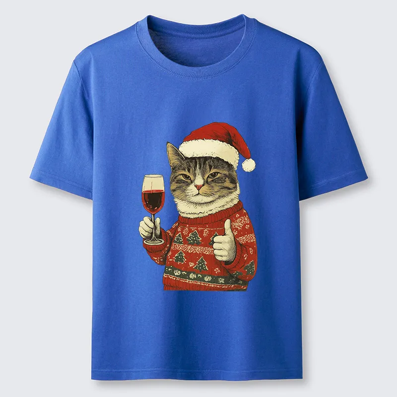 Tokyo-Tiger Christmas Cat Likes Classic T-Shirt