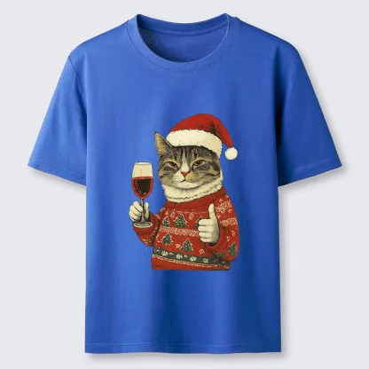 Tokyo-Tiger Christmas Cat Likes Classic T-Shirt