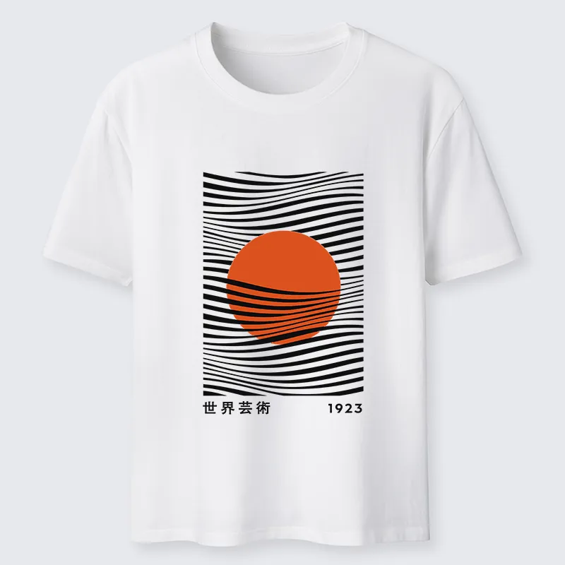 Tokyo-Tiger Minimalist Art Sun Classic T-Shirt
