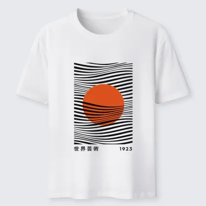 Tokyo-Tiger Minimalist Art Sun Classic T-Shirt