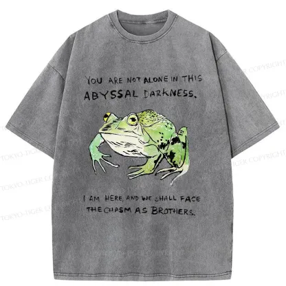 Tokyo-Tiger Support Your Frog Friends Washed T-Shirt