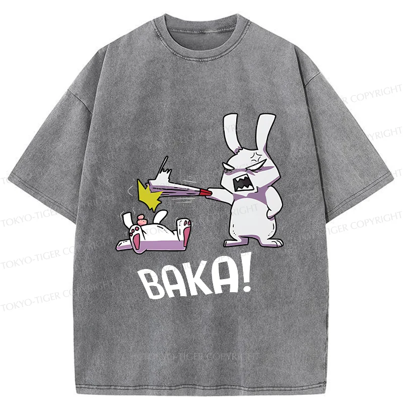 Tokyo-Tiger Stupid Rabbit Washed T-Shirt