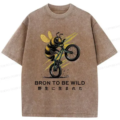 Tokyo-Tiger Wild Bee Washed T-Shirt