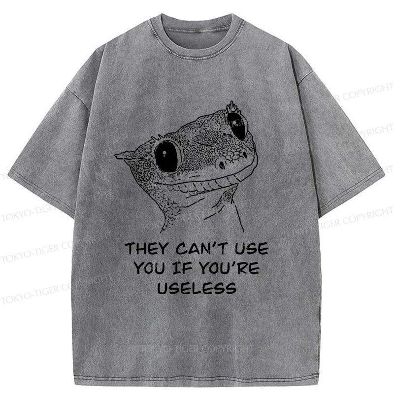 Tokyo-Tiger Smart Gecko Washed T-Shirt