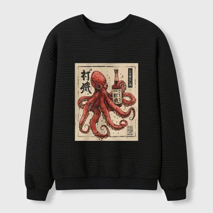 Tokyo-Tiger Osaka Saké Octopus Waffle Sweatshirt