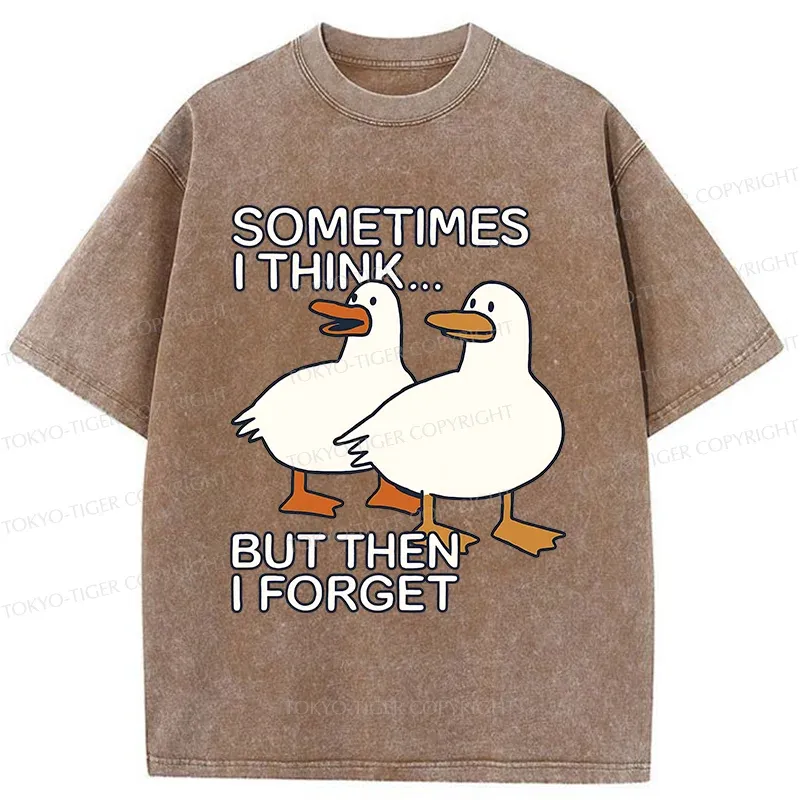 Tokyo-Tiger Funny Goose Washed T-Shirt