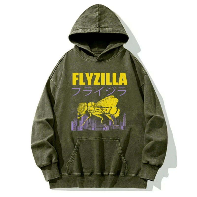 Tokyo-Tiger Giant Fly Japanese Washed Hoodie Sale