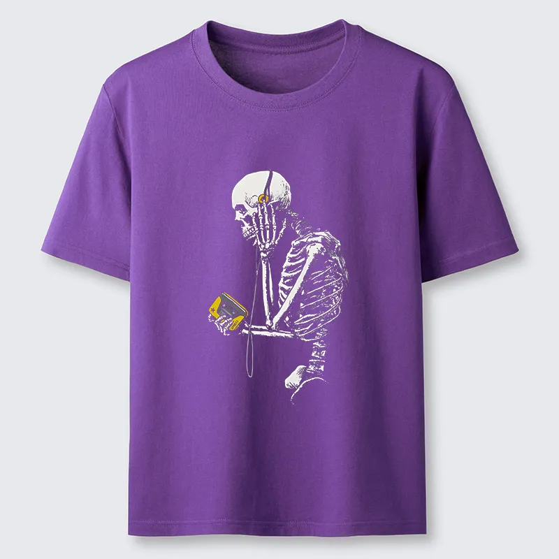 Tokyo-Tiger Skeleton Listening To Music Classic T-Shirt