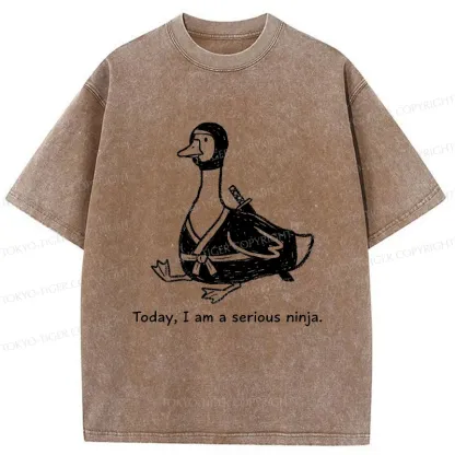 Tokyo-Tiger Ninja Goose Washed T-Shirt