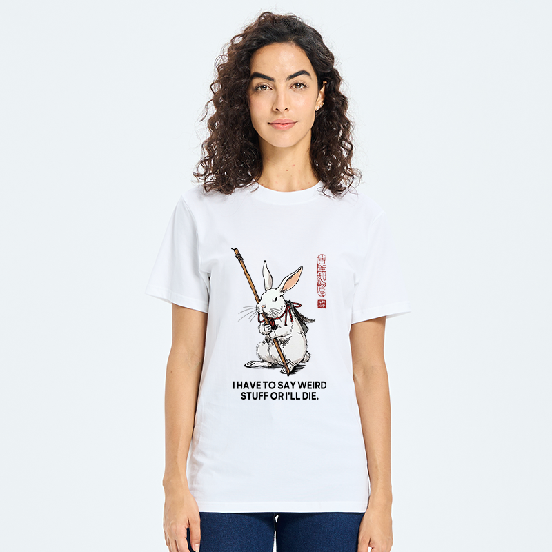Tokyo-Tiger Rabbit Gotta Say Weird Stuff Or Die Classic T-Shirt