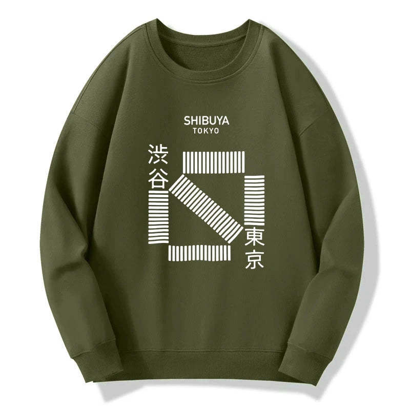 Tokyo-Tiger Japanese Shibuya Crossing Sweatshirt Sale
