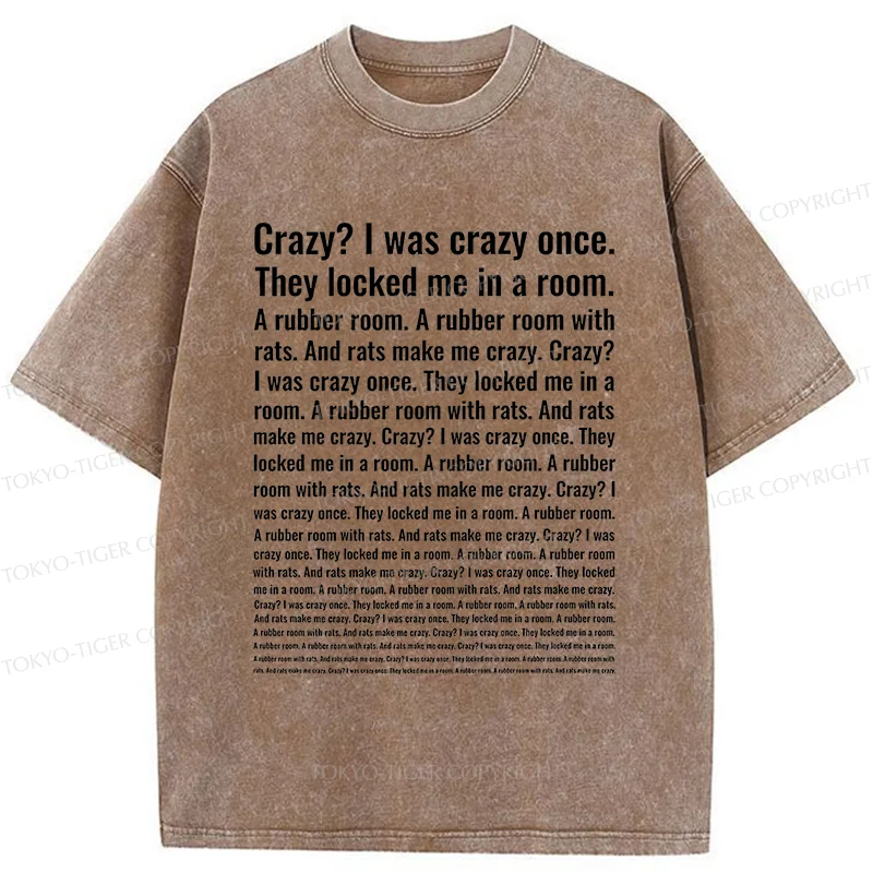 Tokyo-Tiger Copypasta Funny Washed T-Shirt