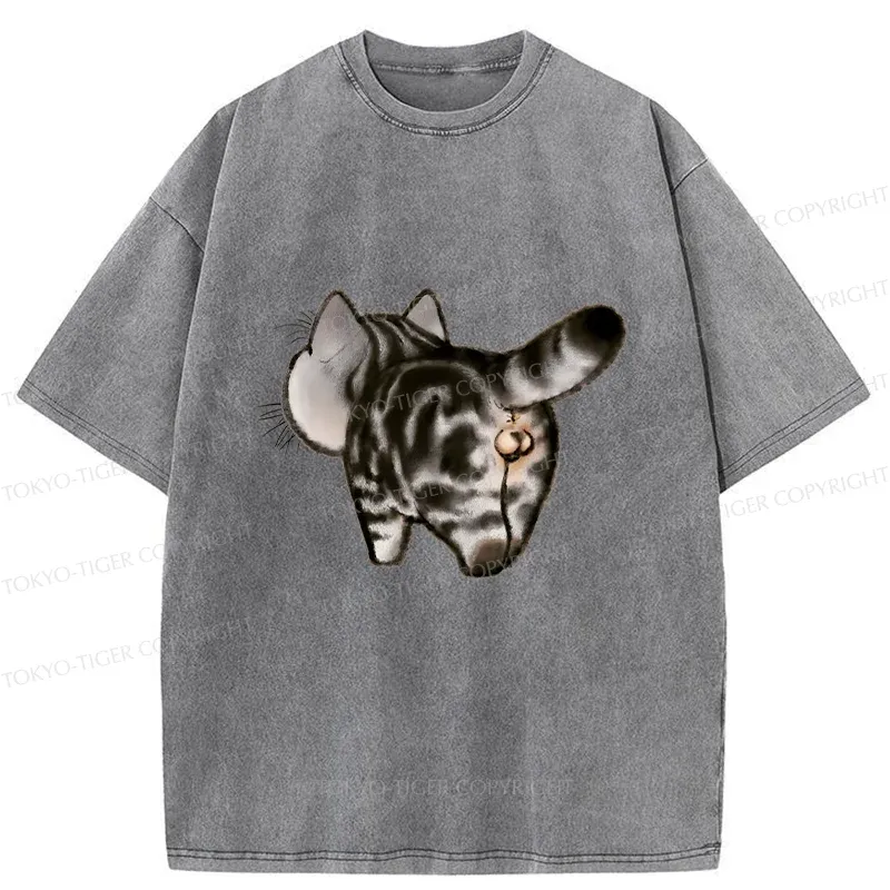Tokyo-Tiger Cat's Back Washed T-Shirt