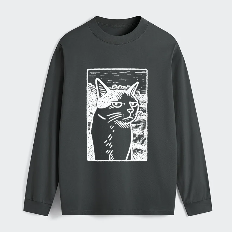 Tokyo-Tiger Cat's Hateful Eyes Classic Long Sleeve T-Shirt