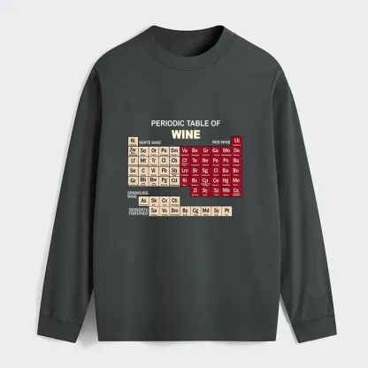 Tokyo-Tiger Table of Elements of Wine Classic Long Sleeve T-Shirt