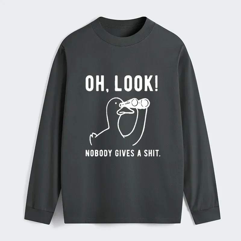 Tokyo-Tiger No One Cares About The Duck Classic Long Sleeve T-Shirt