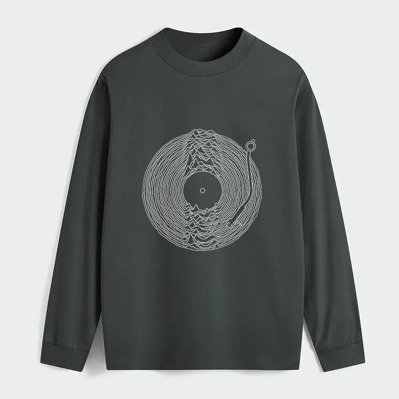 Tokyo-Tiger Record Player Japanese Classic Long Sleeve T-Shirt Sale