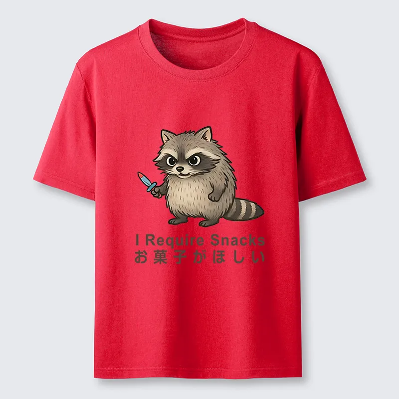 Tokyo-Tiger Raccoons Need Snacks Funny Classic T-Shirt