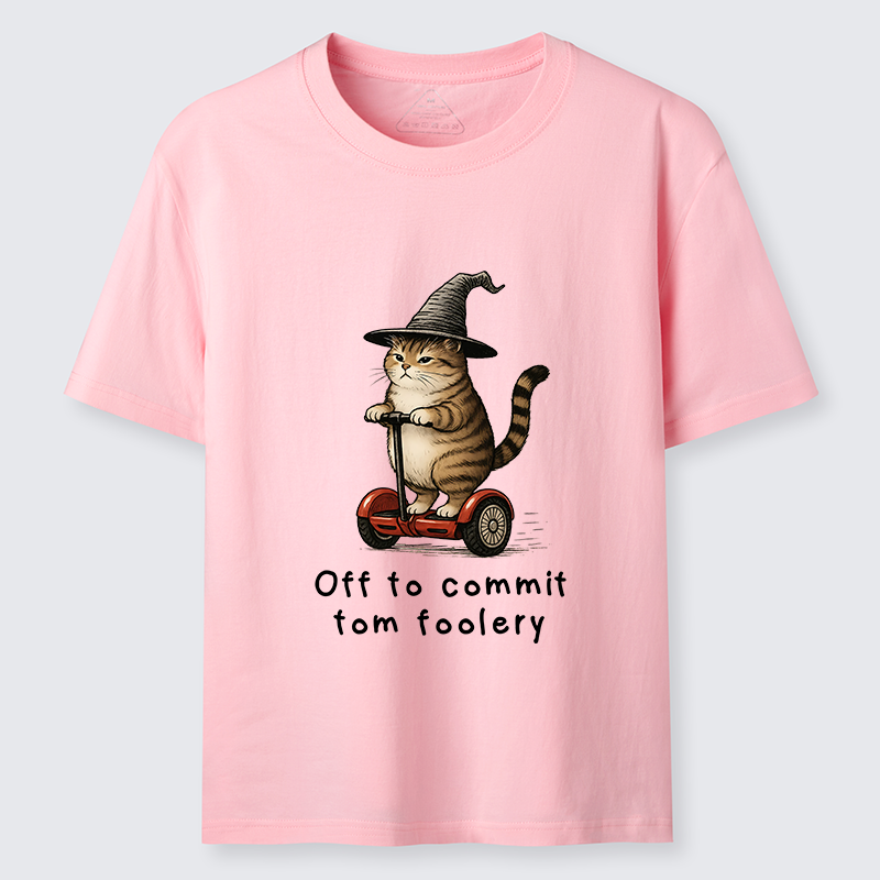 Tokyo-Tiger Orange Cat Riding Segway-style Classic T-Shirt