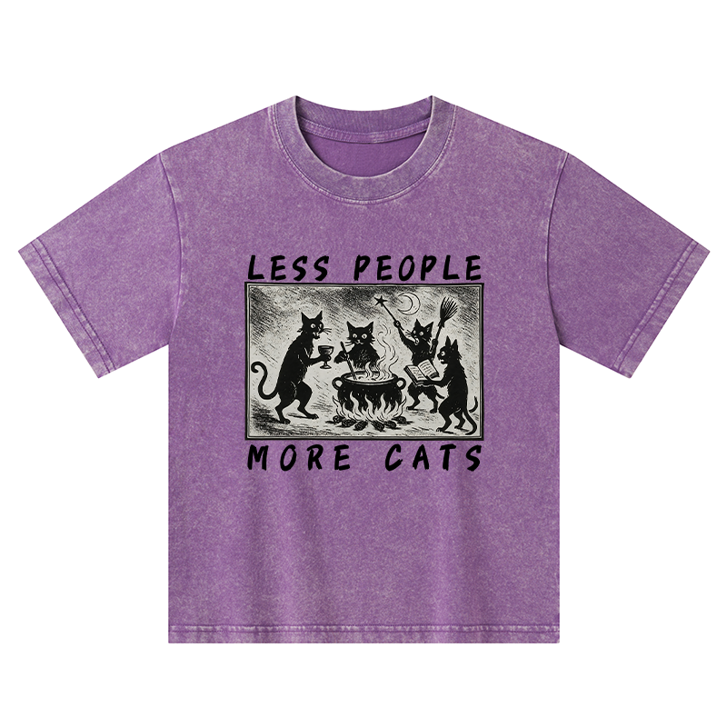 Tokyo-Tiger Cat Sacrifice Ceremony Kids Washed T-Shirt