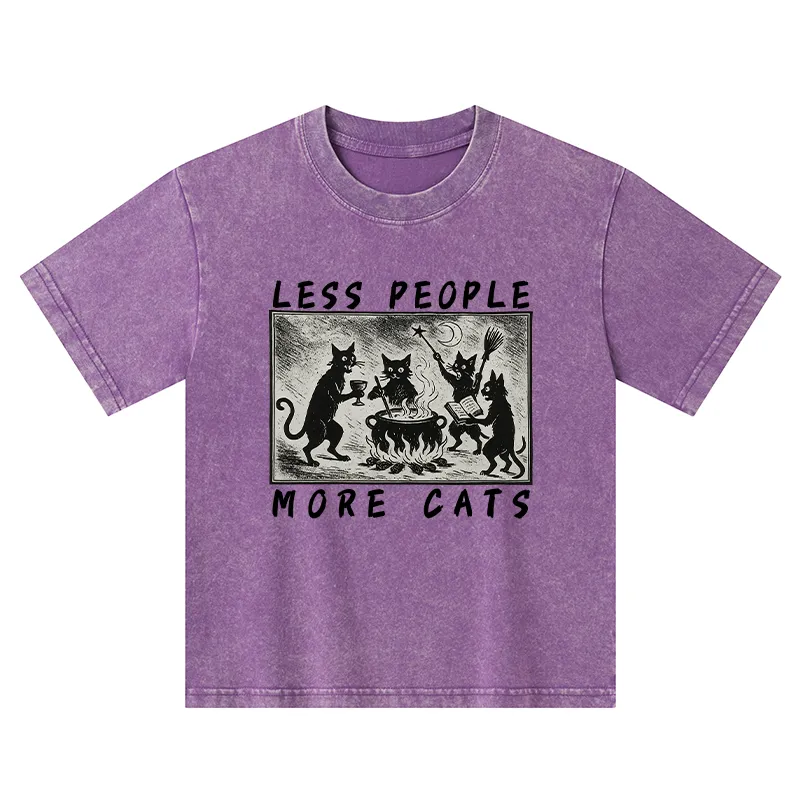 Tokyo-Tiger Cat Sacrifice Ceremony Kids Washed T-Shirt